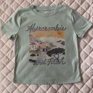 abercrombie kids Sea Vista Mint Graphic Tee